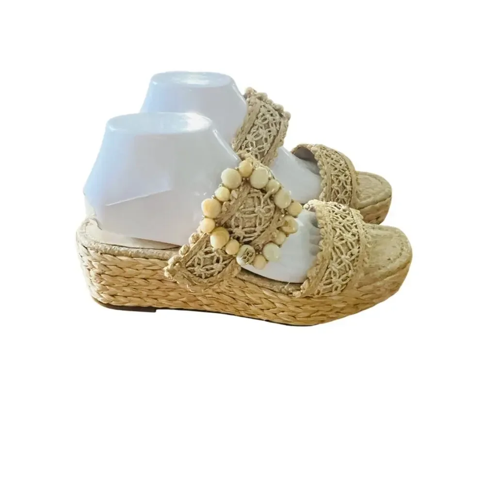 Sam Edelman Women's Cadance Wedge Sandals Size 10